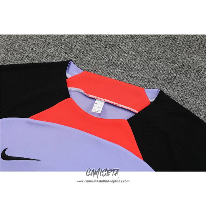 Chandal del Liverpool 2022-2023 Manga Corta Purpura - Pantalon Corto